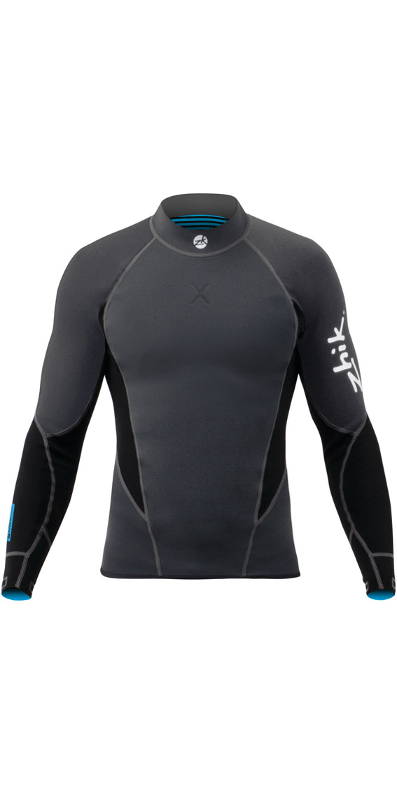 2018 Zhik Microfleece X 1mm Neoprene Top Black Dtp0570 Dtp0570 Mens